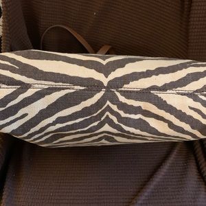 Michael Kors Michael Kors Zebra Print Canvas